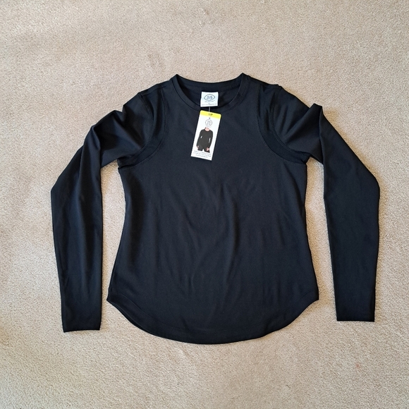 ❤️ Sage Collective Active Top Black Women's Small Long Sleeve Tee Workout - Picture 9 of 9